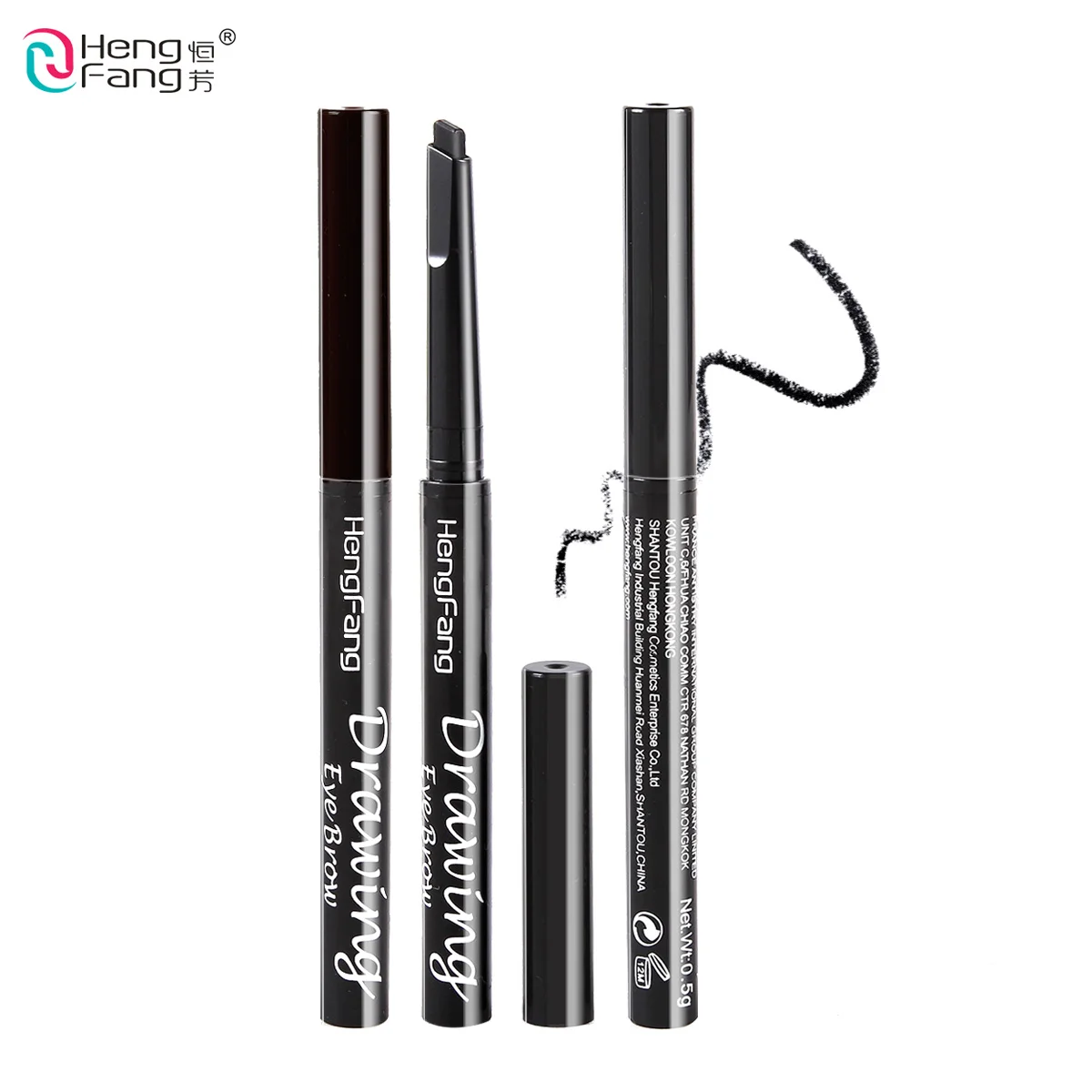 Инструмент для макияжа глаз HengFang водостойкие автоматические карандаши бровей 24