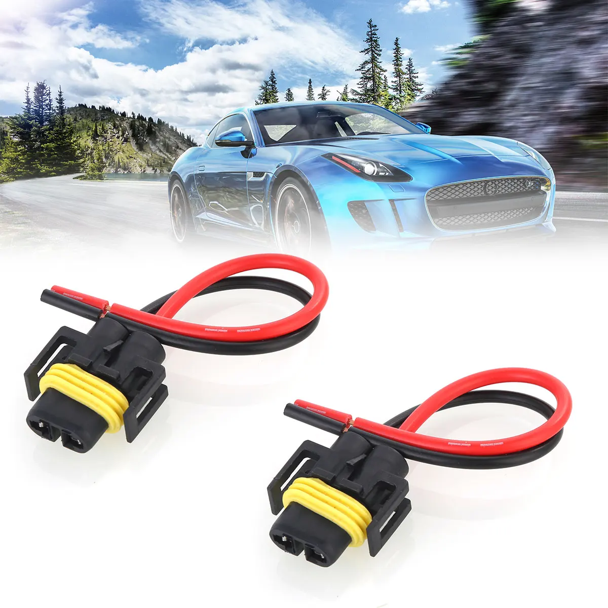 2 шт. H11 H8 автомобильный светильник противотуманный держатель для лампы разъем 9