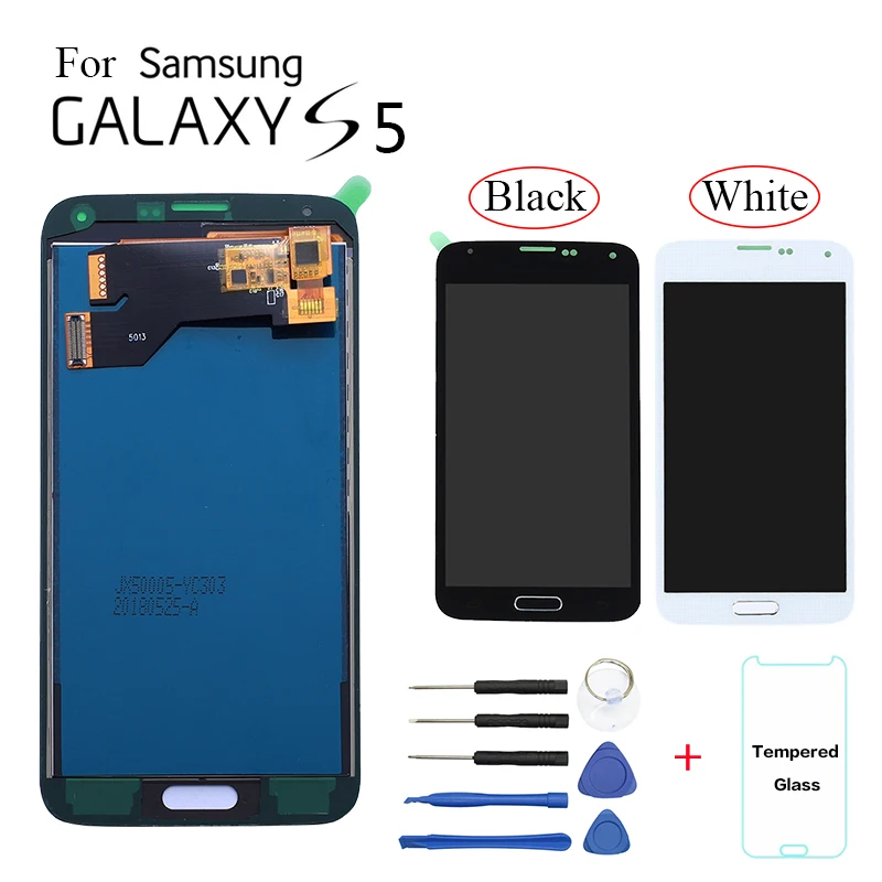 TFT ЖК-экран для samsung S5 G900 SM-G900F G900M дисплей ЖК-экран Замена для samsung S5 G900A G900T G900W8 ЖК-дисплей
