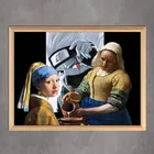 Новая алмазная живопись Иоганн Вермеер молочный аппарат полный квадратный алмаз вышивка мозаичная картина из страз персонажей мультфильмов