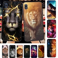 lion animal phone case for samsung a51 01 50 71 21s 70 31 40 30 10 20 s e 11 91 a7 a8 2018