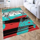 Коврик Gojo juютсу Kaisen для гостиной 3D, мебель для зала, напольный коврик для ванной, коврик с аниме зоной для подростков, декор для спальни