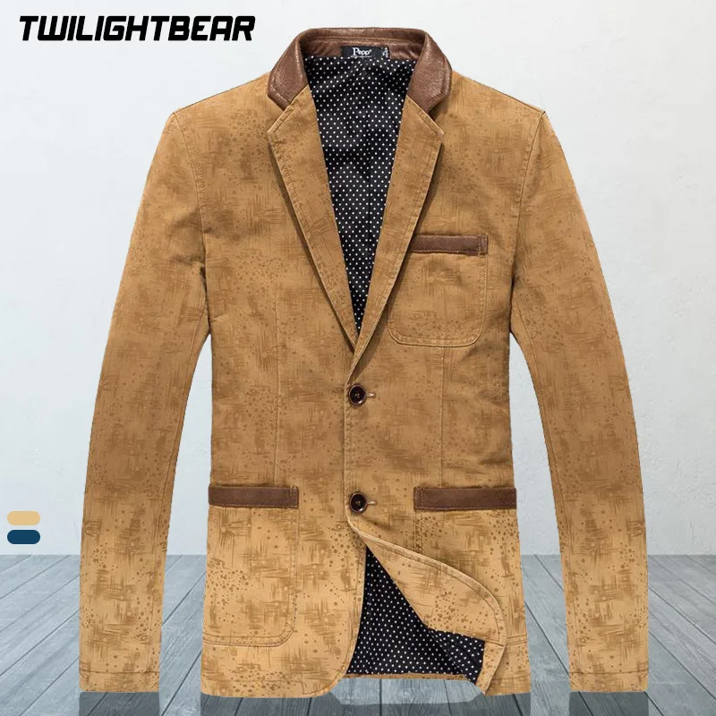High Quality Men's Suit Jackets Male Blazer Oversized Jacket Masculino Casual Coat Men Clothing Dress BF5401 | Мужская одежда