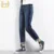 Женские джинсы-бойфренды LEIJIJEANS, всесезонные Выбеленные свободные прямые джинсы полной длины со средней талией, модель 2022 - изображение