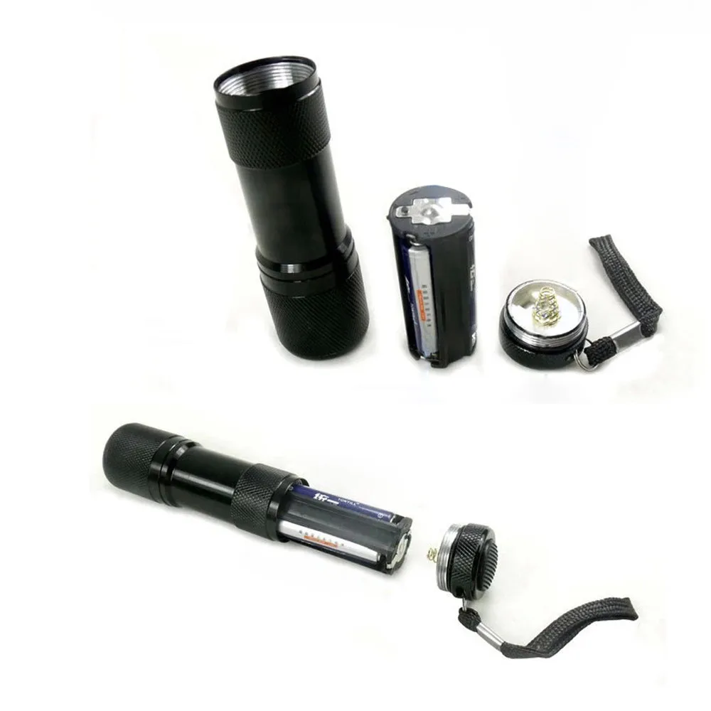 Ultra-mini aluminum alloy LED flashlight high quality UV light safety detection | Спорт и развлечения