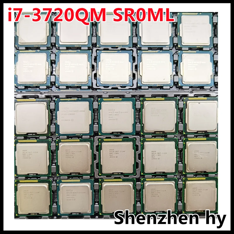 i7-3720QM i7 3720QM SR0ML 2.6 GHz Quad Core Eight Thread CPU Processor 6M 45W Socket G2 / rPGA988B