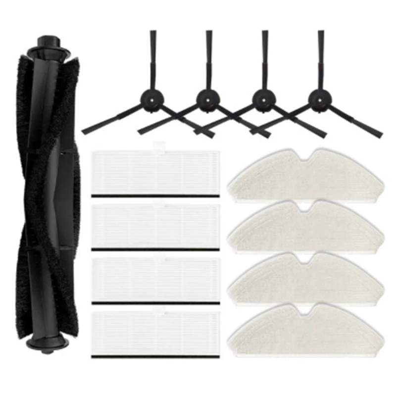 

Запчасти для робота Uoni V980 Plus, фильтр НЕРА, основная и боковая щетки, тряпка, детали для швабры