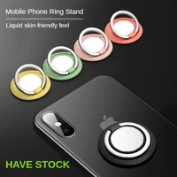 Z87 New Mobile Phone Fastened Ring Stand Liquid Feel Lazy Phone Holder Round Magnetic Ring Support for Iphone11 Ipad Bracket