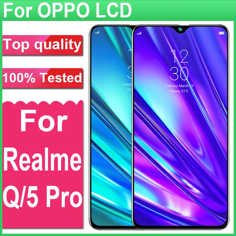 100% тестирование 6 3 &quotДисплей высококачественный защитный чехол для OPPO Realme Q