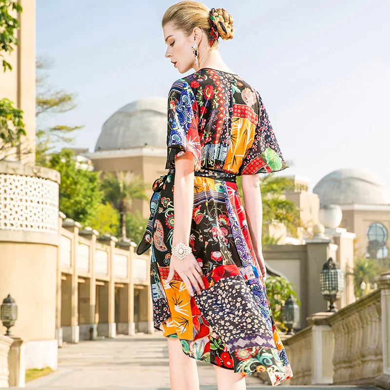 Летнее платье женские сексуальные платья с V образным вырезом Женские винтажные