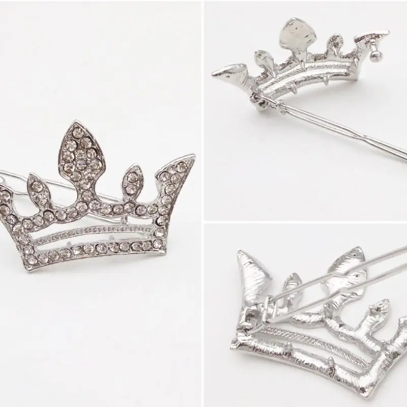 Милая принцесса геометрические боковые челки мини-заколки для волос женские с