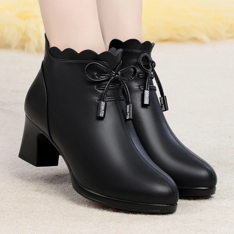 Женские повседневные платья для вечеринок и ночных клубов теплые зимние ботинки