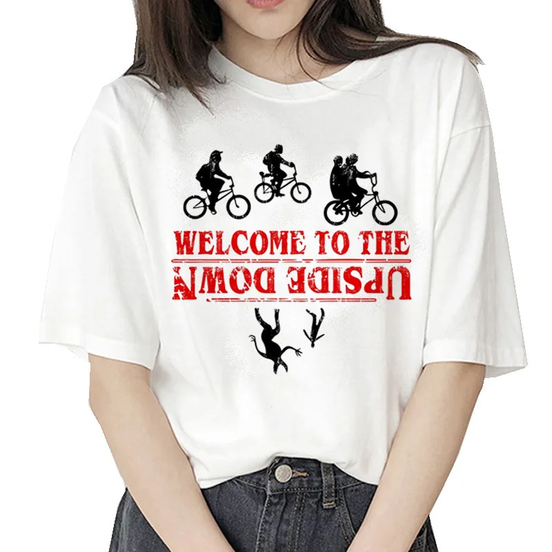 Женская футболка в стиле хип хоп stranger things 3 Eleven Готическая уличная одежда 90s kawaii