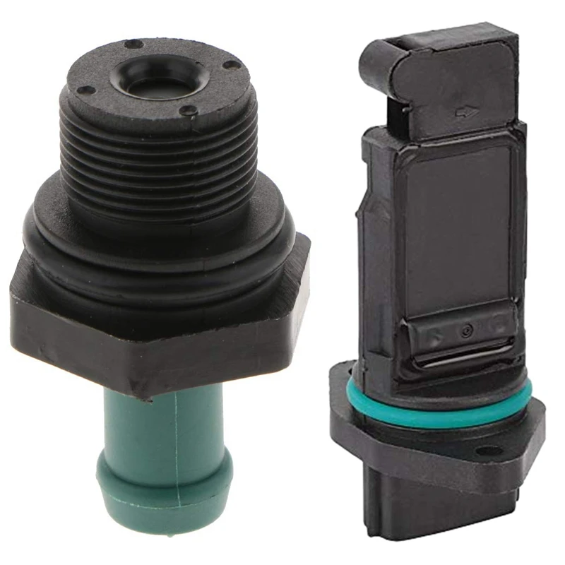 

Positive Crankcase Ventilation PCV Valve with 1Pcs MAF Mass Air Flow Meter Sensor, for Nissan X-Trail 02-15 Infiniti