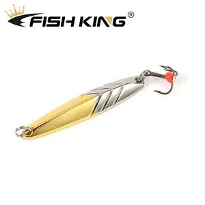 FISH KING рыболовная приманка 5g, 10 г, 1 5g, балансировочная жесткая приманка для зимней подледной рыбалки, металлическая приманка, рыболовные снасти с тройным крючком