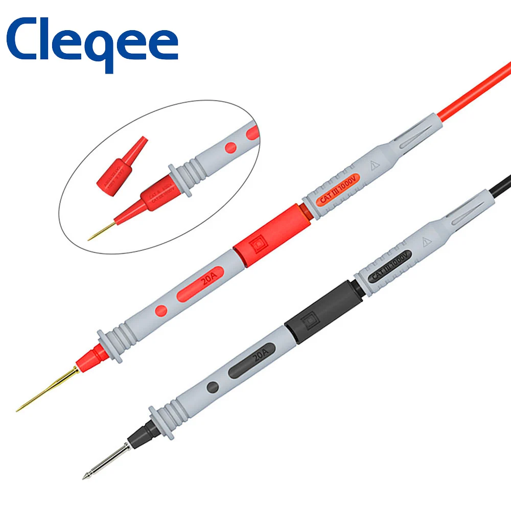 Мультиметр Cleqee P1033B комплект измерительных щупов с 4 мм банановыми разъемами щупы