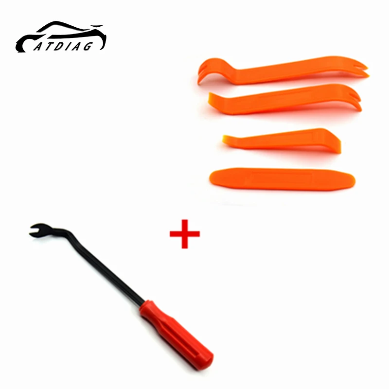 

4Pcs Auto Car Radio Panel Door Clip Panel Trim Dash Audio Removal Kit Repair Hand Cockpit Pry Tool Accessories