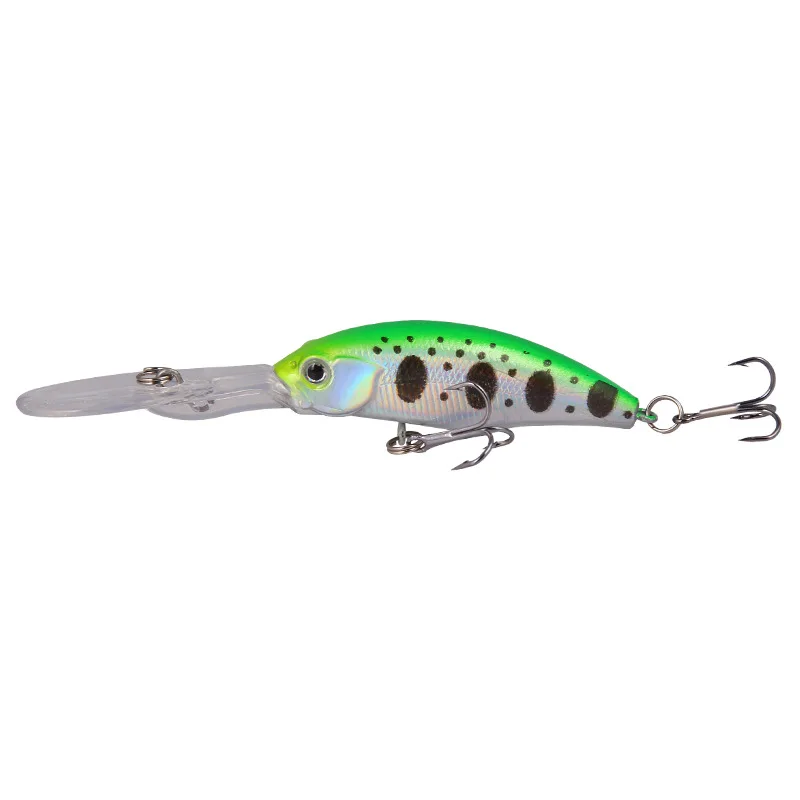 

1pcs 10cm 7.5g Long Tongue Hard Minnow Fishing Lure Floating Wobblers Crankbait Bass Artificial Baits Pike Carp Fishing Tackle