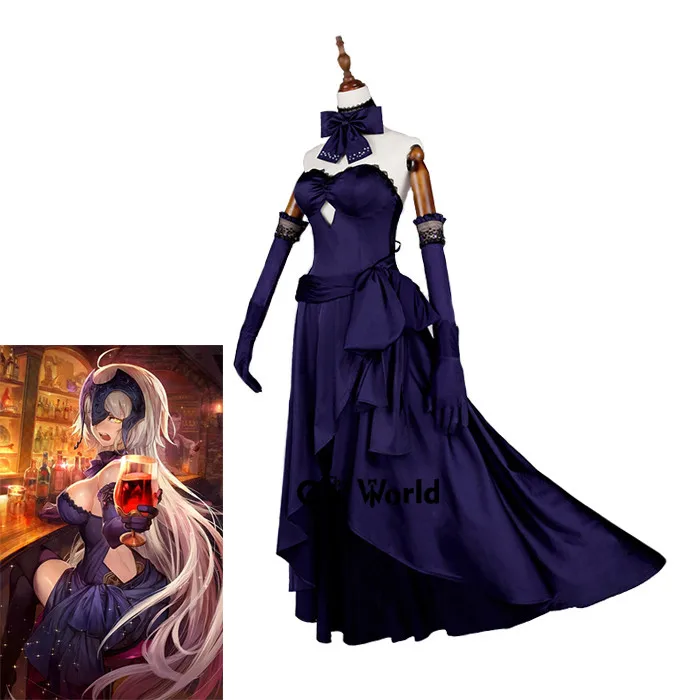 FGO Рождественский ужин Fate Grand Order Jeanne d'Arc платье униформа наряд аниме костюмы для