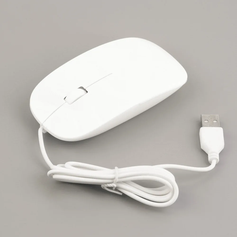 

2.4GHz 3D 1200dpi Wired Optical Mouse Ultra Slim 4 Colors High Quality Mice USB for PC Laptop
