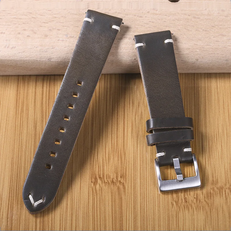 Ремешок кожаный для наручных часов 4 мм | Наручные часы