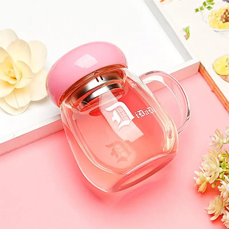 Цветочный чай бутылка для воды чашка Carafe питьевая мультяшная с молочным соком