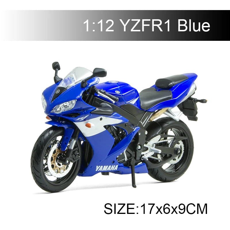 Модель мотоцикла Maisto YZF R1 YZ450F масштаб 1:12 металлические Литые модели миниатюрная