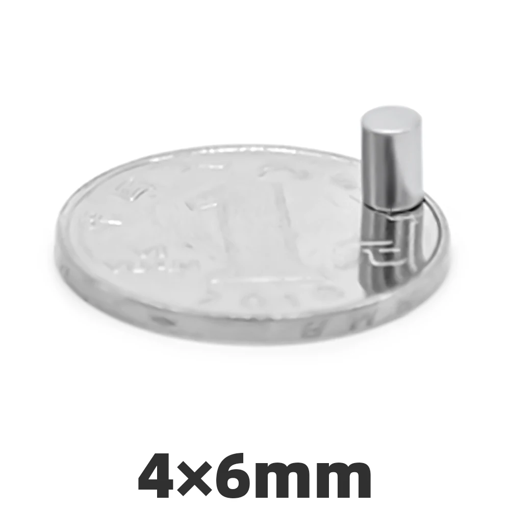 AIDIY 50 pieces 4x6 round N35 magnet neodymium disk magnets super powerful strong rare earth NdFeB 4 * 6mm | Обустройство дома
