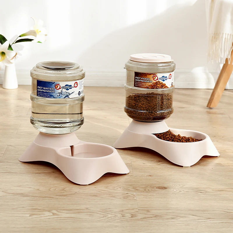 Кормушка для собак автоматическая миска бутылка воды собачий контейнер еды