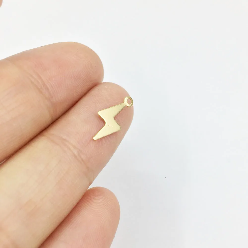 Ювелирные изделия Eruifa из латуни с подвеской сделай сам 20 шт. 14*5 мм Симпатичные