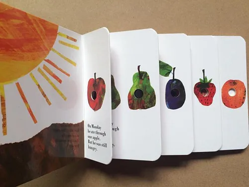 Детская английская карточная доска с отверстиями забавная книга изображением