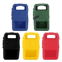 Silicone Rubber Cover bumper BAOFENG UV-5R Case For Two Way Radio F8  UV-5RE DM-5R Walkie Talkie uv5r Accessories
