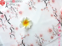 wholesale 100pcslot plum flower gift wrapping paper packaging for soap wax paper soap wrapping paper free shipping