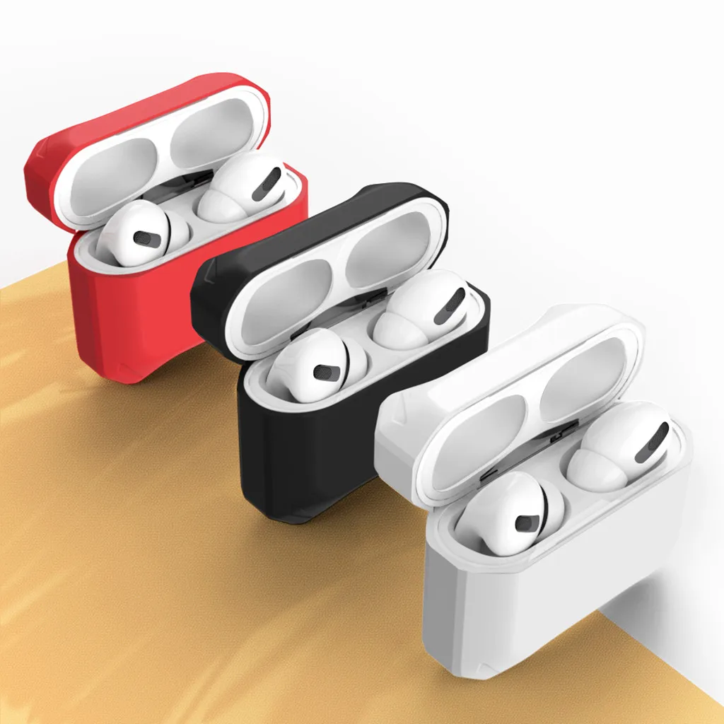 Беспроводной зарядный бокс для AirPods Pro 2019 силиконовая кобура с защитой от царапин