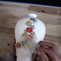 ceramic art underglaze flower paper blue and white porcelain sticker jingdezhen diy ceramic transfer paper pottery tools sets
