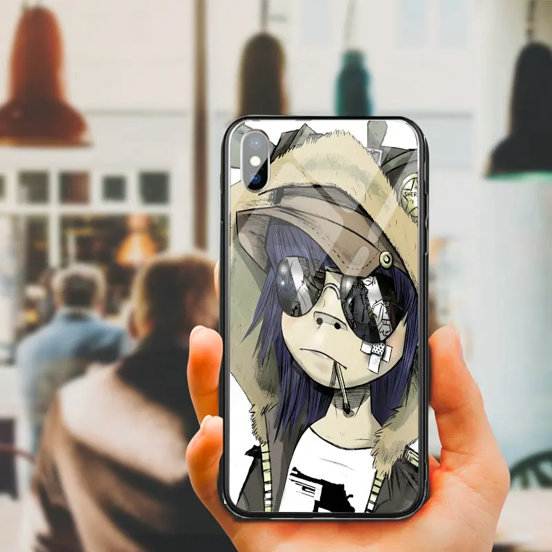 Чехлы для телефонов из закаленного стекла с мультипликационным изображением