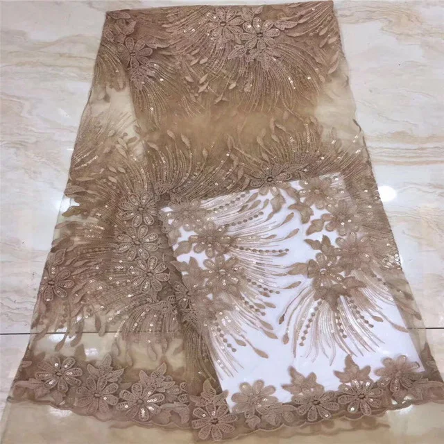 Красивая французская Тюлевая кружевная ткань высокого качества нигерийское