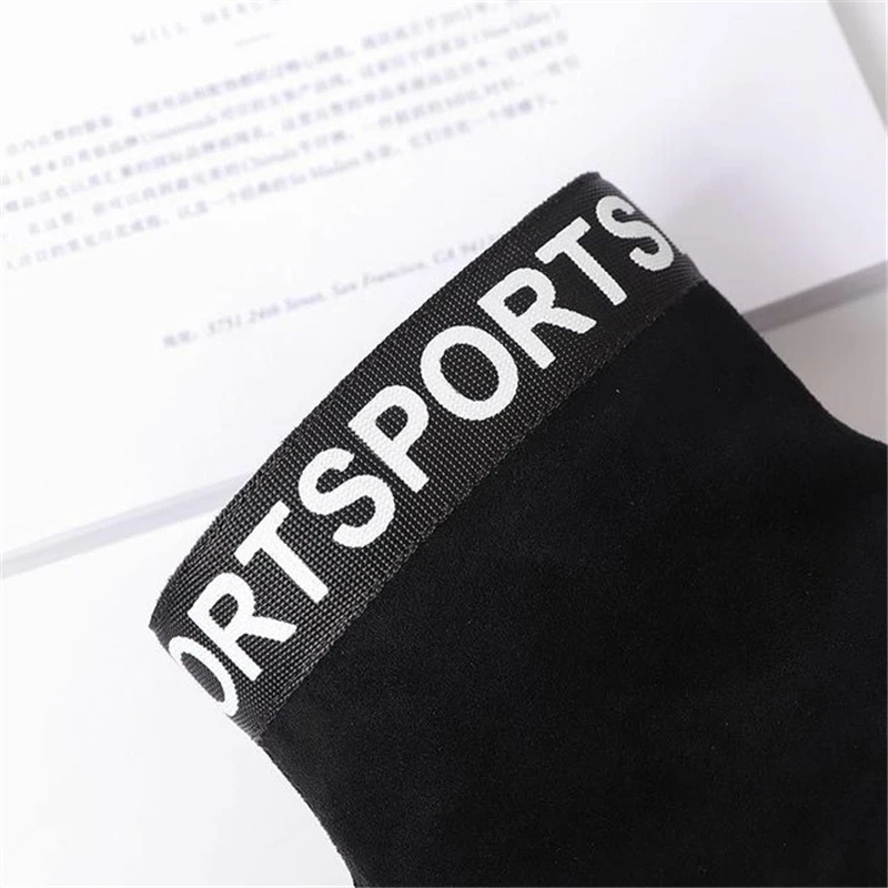 Женская обувь ботинки на шнуровке 2019 г. Новые модные меховые с буквенным принтом