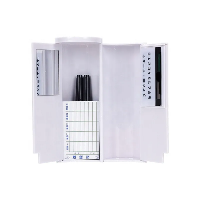 Многофункциональный чехол для карандаша цилиндрический дизайн двойная дверь