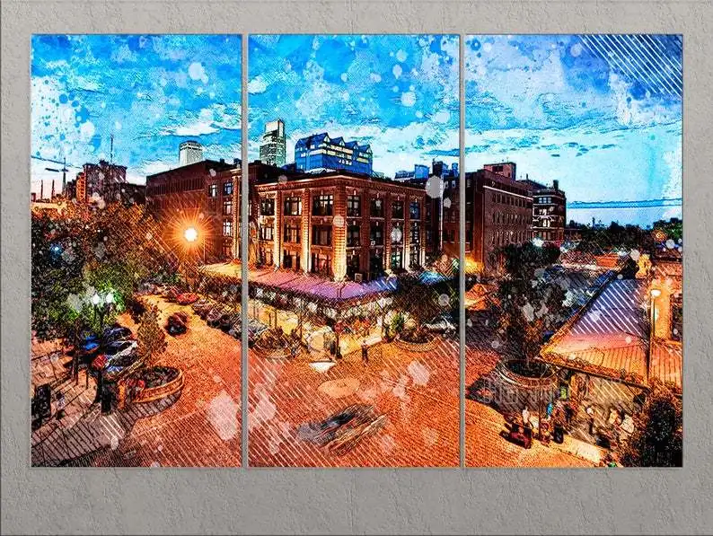 

Omaha холст печать Skyline Wall Art