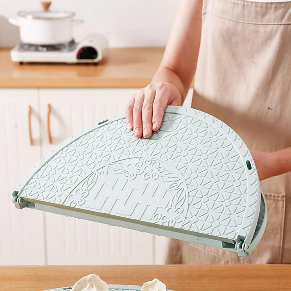 

Foldable Household Noodle Food Dumpling Plate Mat Curtain Single Layer Cover