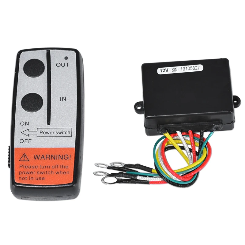 Универсальная автомобильная Беспроводная лебедка 12 В с пультом управления и