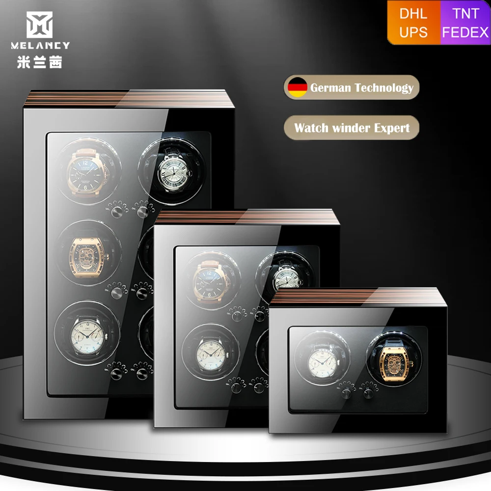 Автоматическая намотка для наручных часов роскошный деревянный Сейф 1 2 4 6 ячеек