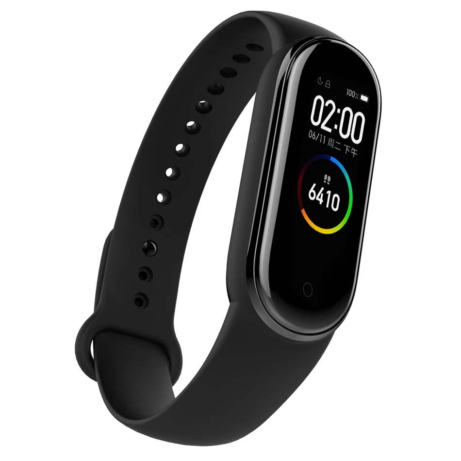 Фото Ремешок силиконовый для Xiaomi Miband 5 Miband5 NFC, аксессуары для смарт-браслета Mi Band 5, защита для Mi5 №2
