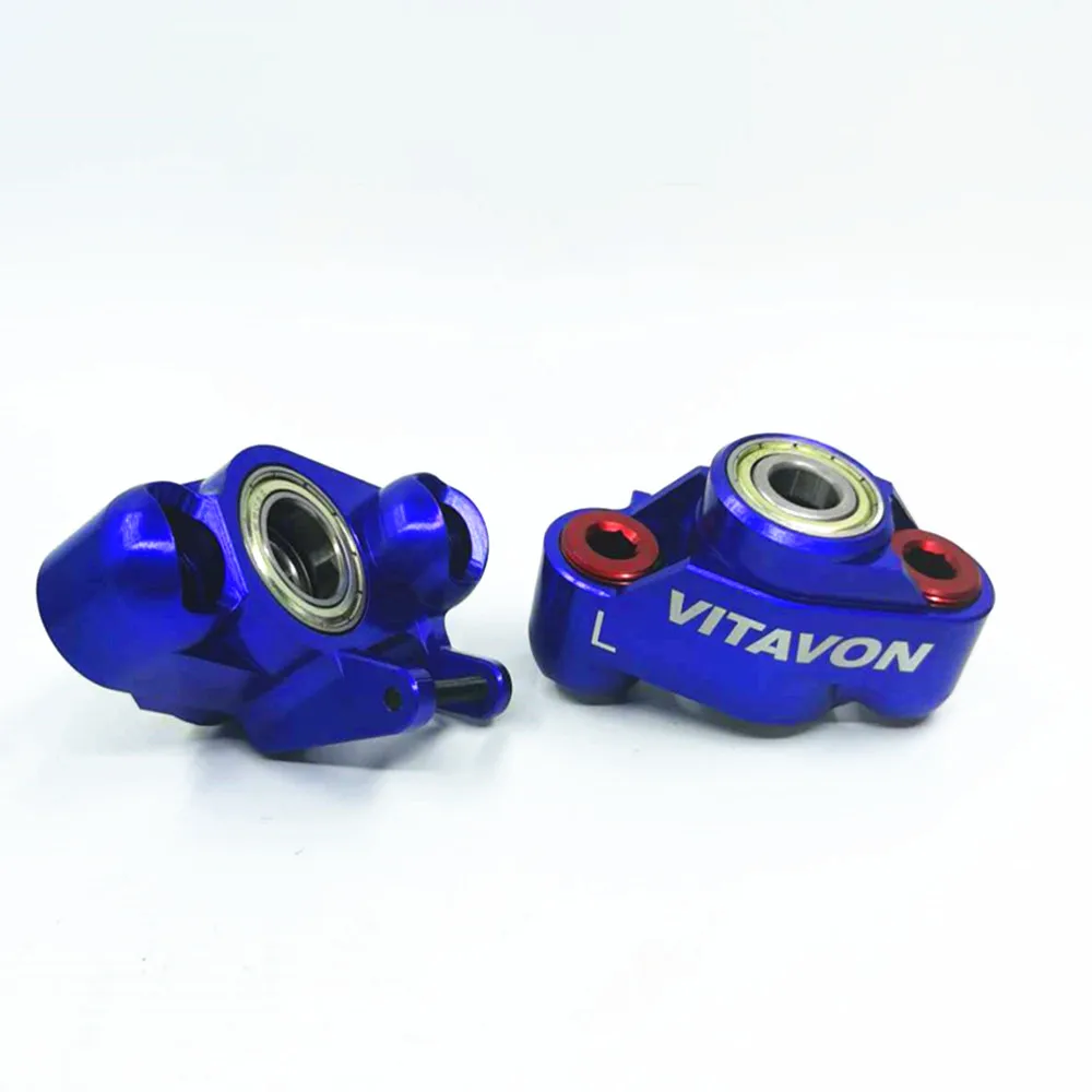 

VITAVON redesigned CNC aluminum7075 front knuckle for Arrma Kraton 8S 1/5 Front steering cup ARA330558+ARA340158