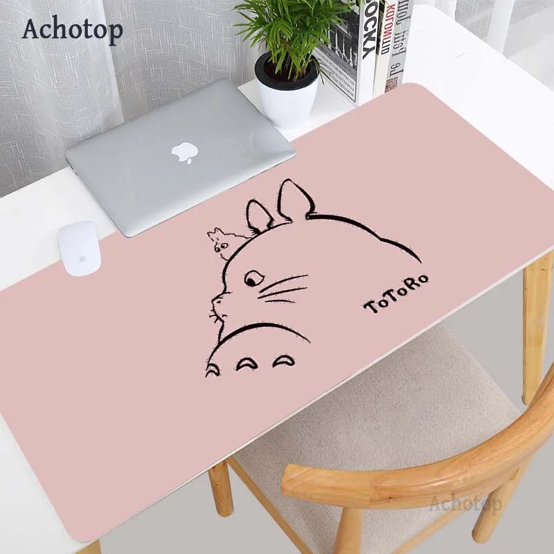 

Large Anime Pink Mousepad Gamer Kawaii Mouse Pad Cute Gaming Accessories Keyboard Mouse Pad Rubber Otaku Big Laptop Desk Mats