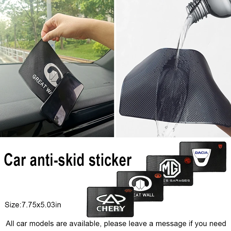 

1pcs Car Sticky Anti-Slip Pad Waterproof Storage Mat for Peugeot 308 307 206 207 208 3008 407 406 408 508 2008 Car Accessories