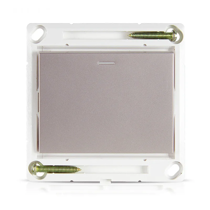 Панель переключателя простой модной текстуры с алюминиевой проволокой