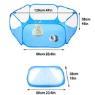 Портативный манеж для домашних животных, модная открытая внешняя версия для детской игры, для хомяка, для одежды, пуделя