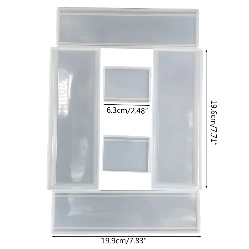 

1 Set Domino Storage Box Epoxy Resin Mold Jewelry Container Organizer Holder Silicone Mould DIY Crafts Casting Tools